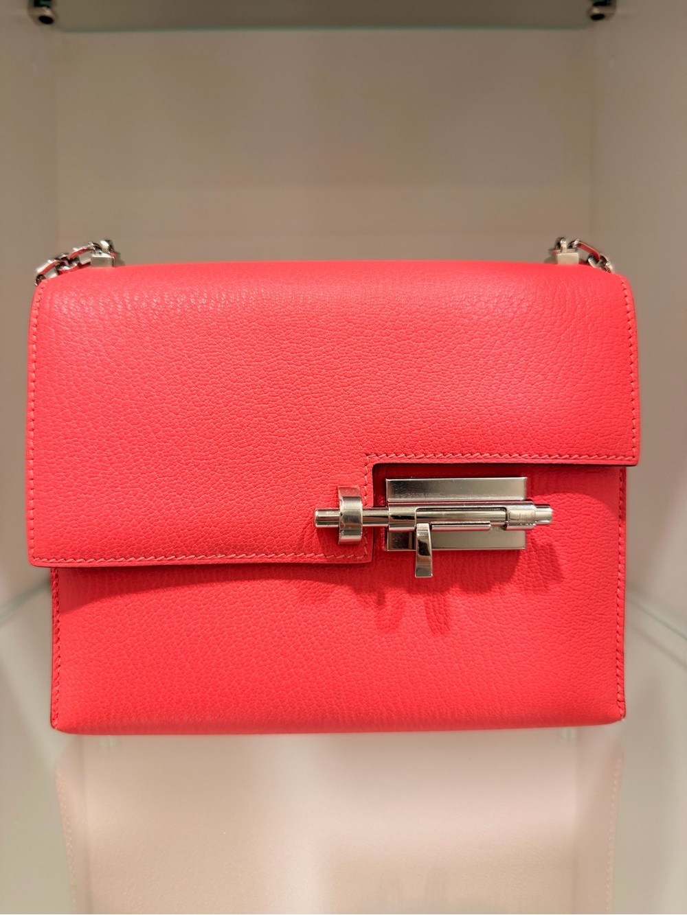 Hermes Mini Verrou Bag in PHW - Picture 2 of 11
